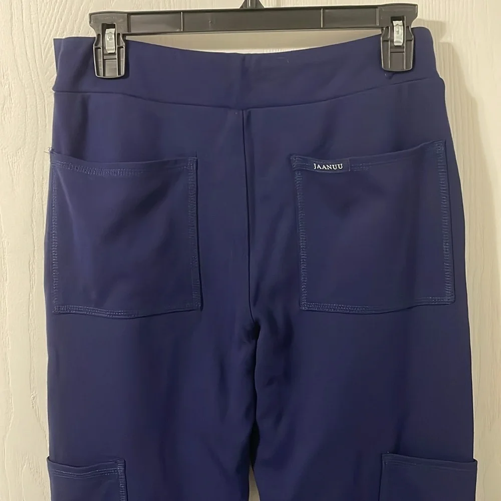 Jaanuu NWT Scrub Navy Legging Pants Size Small Tall - Picture 7 of 13